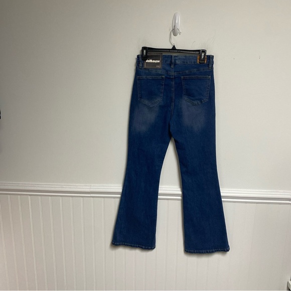 Dollhouse Jackie High Rise Flare Jeans Size 11/12 - Picture 4 of 7